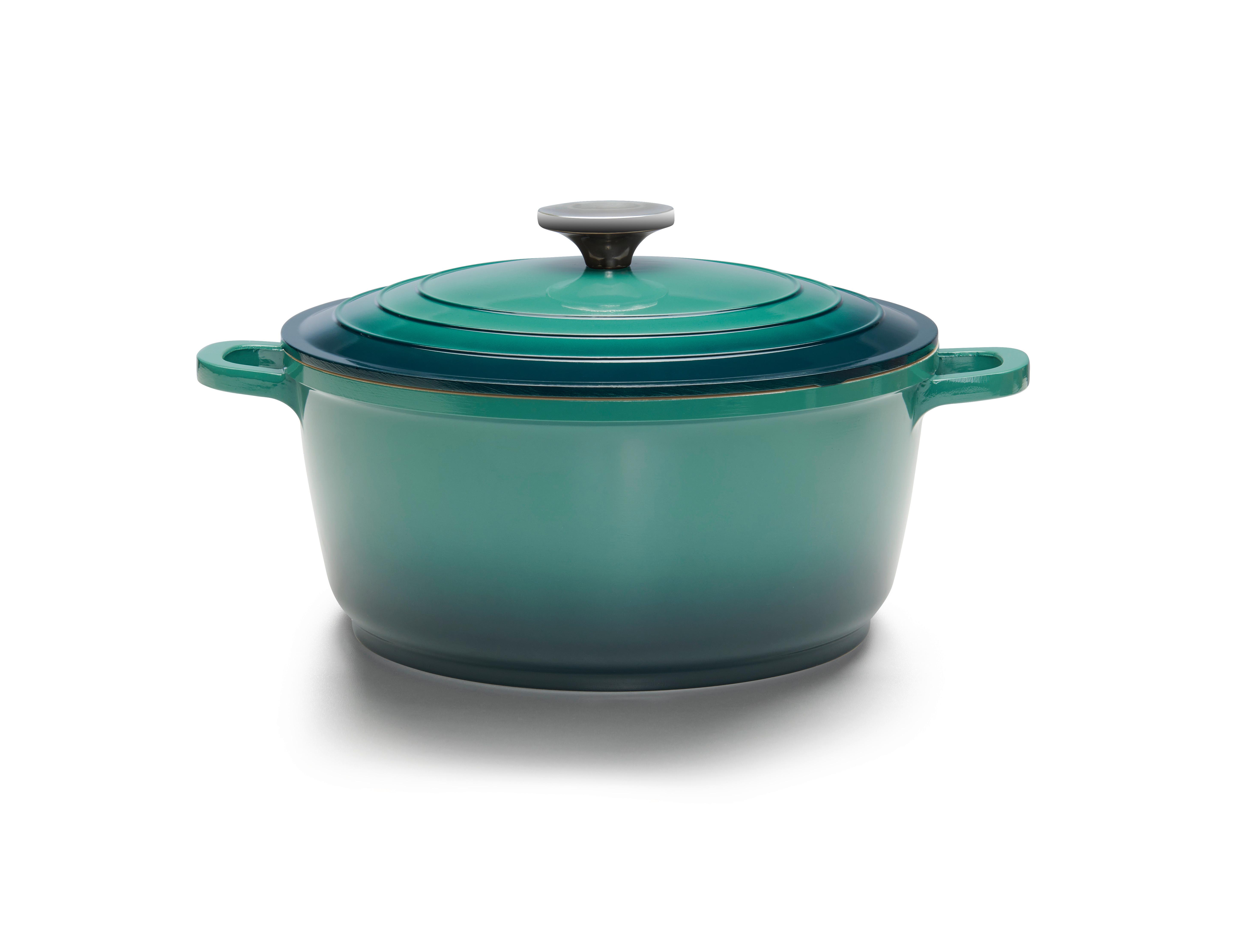 Bratentopf Elisa M Grün ca. 4,4 l - Grün, KONVENTIONELL, Metall (24/11cm) - Modern Living
