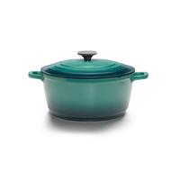 Bratentopf Elisa M Grün ca. 4,4 l - Grün, Konventionell, Metall (24/11cm) - Modern Living