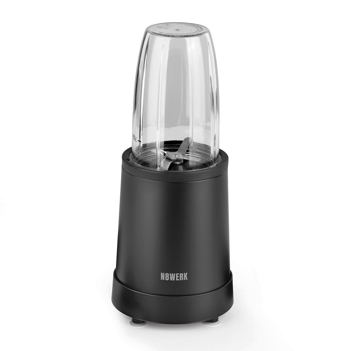 Mixer N8werk - fekete, Modern, műanyag/fém (14,5/36cm)