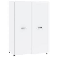 Șifonier Kivo - alb, Modern, material pe bază de lemn (90/129,8/52,1cm) - Modern Living