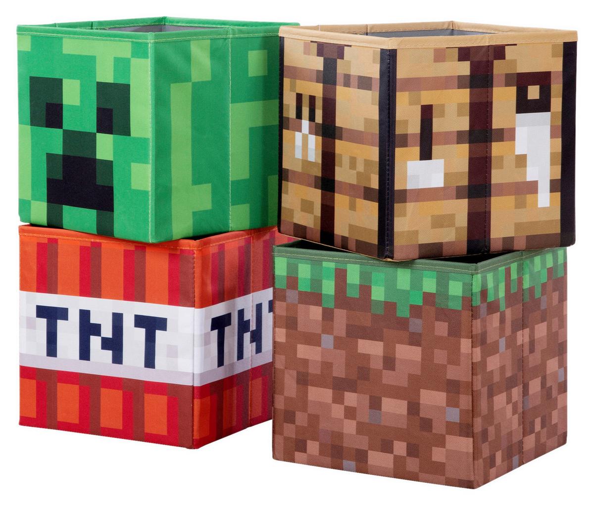 Kindersitzbank Minecraft ca. 119x60x35 cm Grau/Grün - Multicolor/Grau, MODERN, Holzwerkstoff/Textil (119/60/30cm) - Minecraft