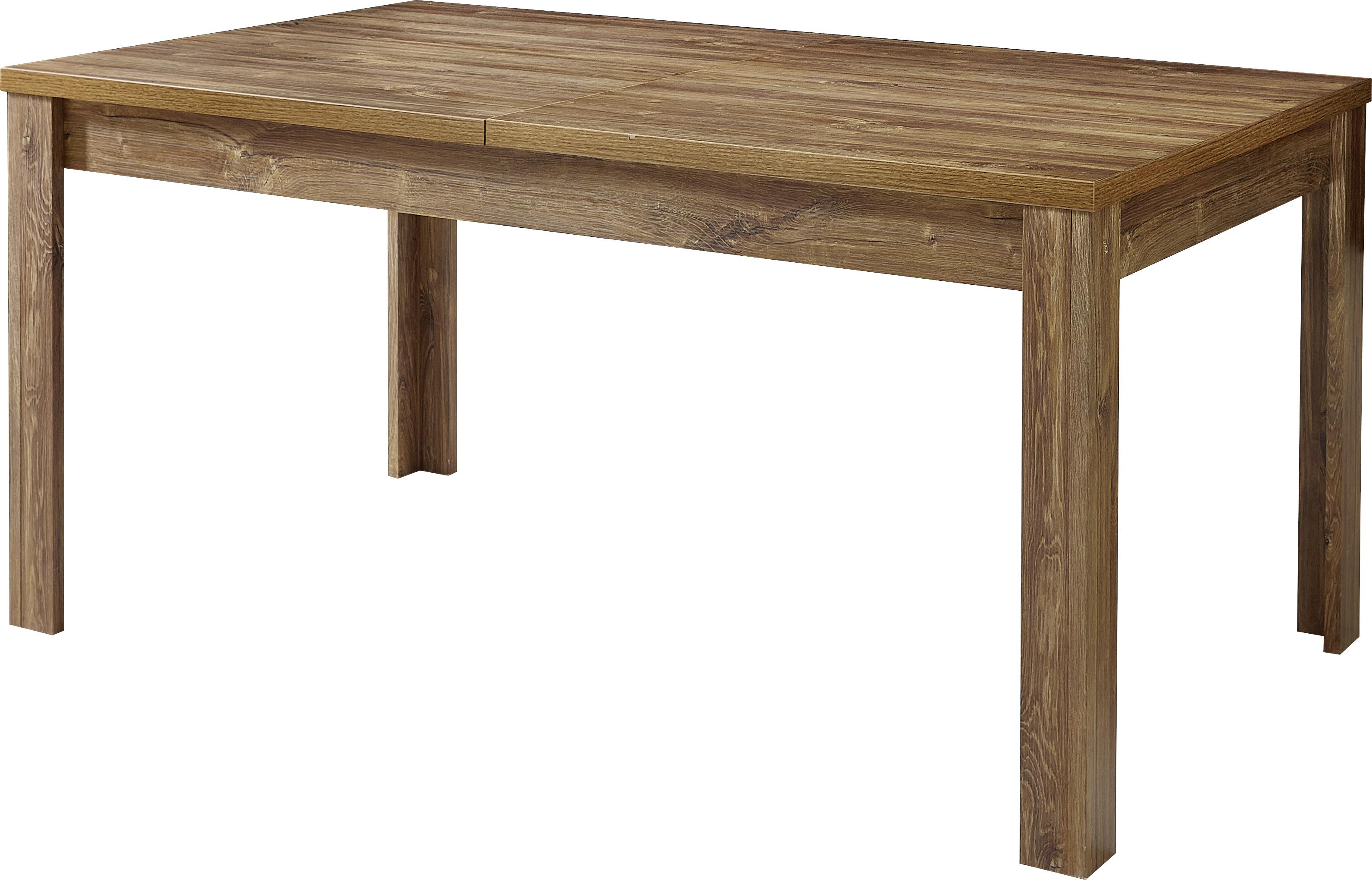 Ausziehtisch in Akaziefarben - Akaziefarben, MODERN, Holzwerkstoff (160/90/76cm) - Premium Living