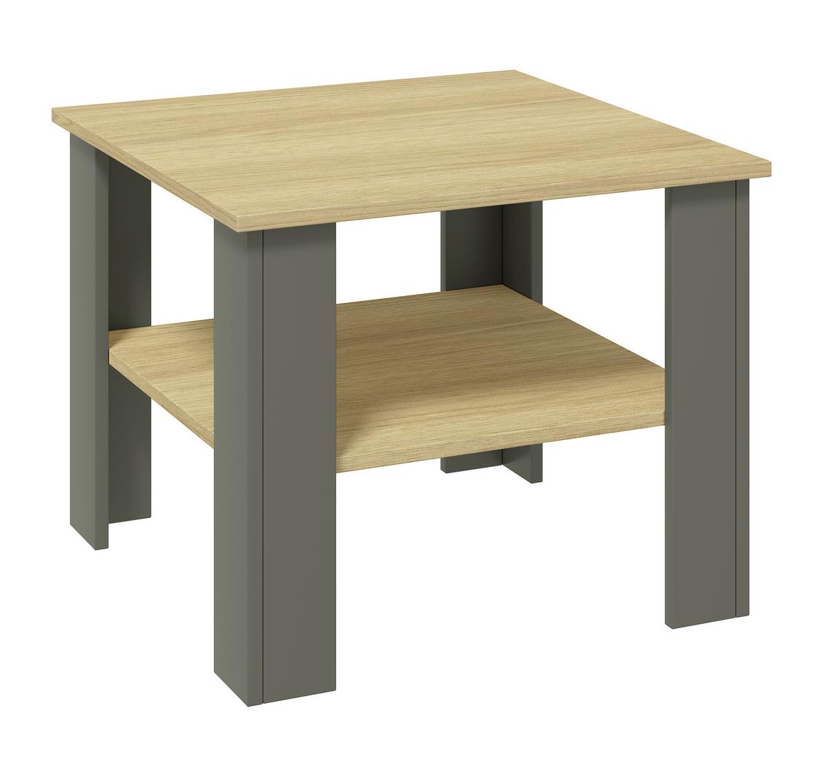 Couchtisch Disalo - Honigeiche/Anthrazit, Design, Holzwerkstoff (55/55/44cm) - Livetastic
