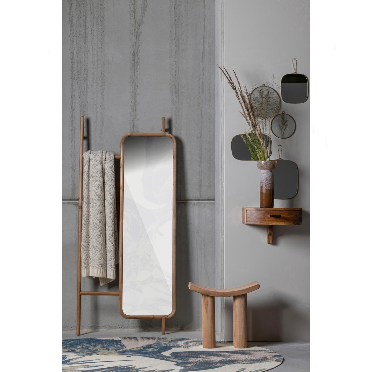 Hocker Japan Holz - Naturfarben, Design, Holz (50/45/25cm) - Livetastic