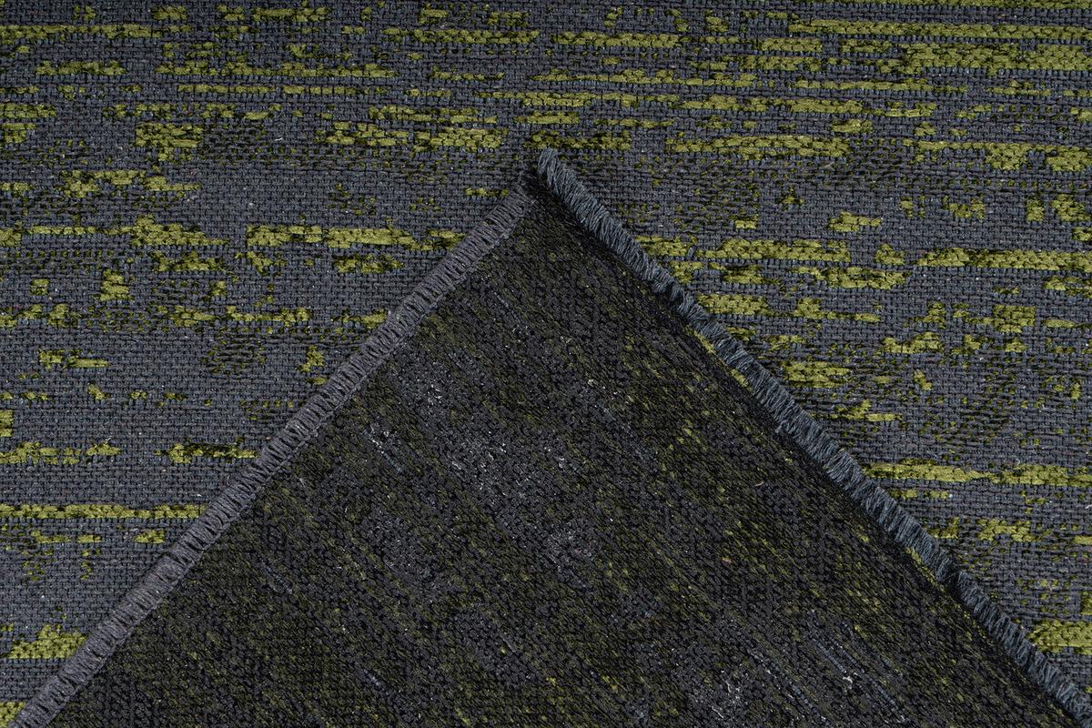 Flachwebeteppich Kalevi 100 - Grün, Konventionell, Textil (160/230cm) - Kayoom