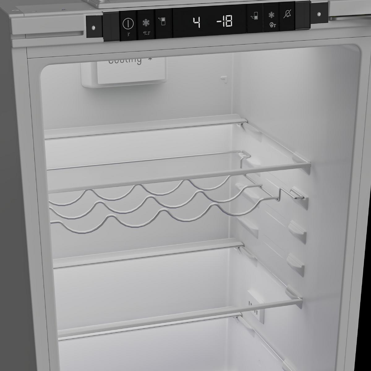 Kühl-Gefrier-Kombination KFIBN32350 Weiß - Weiß, MODERN, Metall (54/177,5/54,5cm) - Elektra Bregenz
