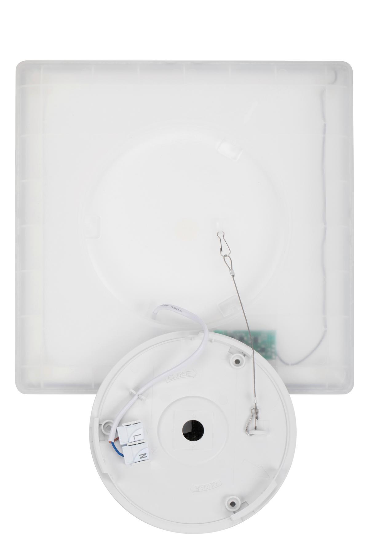 LAMPA SUFITOWA LED GIGA 8 *SBN* - biały, Basics, tworzywo sztuczne (29,3/29,3/2,8cm) - Novel