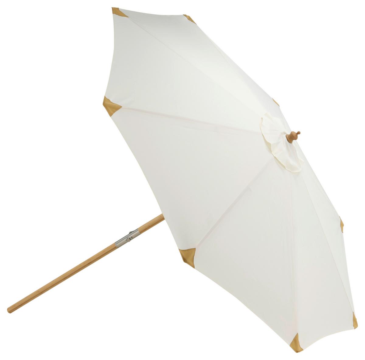 SONNENSCHIRM CEROX - Weiß, KONVENTIONELL (270/250cm) - Gardenson
