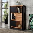 Highboard Schwarz/Natur - Schwarz/Naturfarben, LIFESTYLE, Holz/Holzwerkstoff (94/140/35cm) - Zandiara Highboard Schwarz/Natur - Schwarz/Naturfarben, LIFESTYLE, Holz/Holzwerkstoff (94/140/35cm) - Zandiara