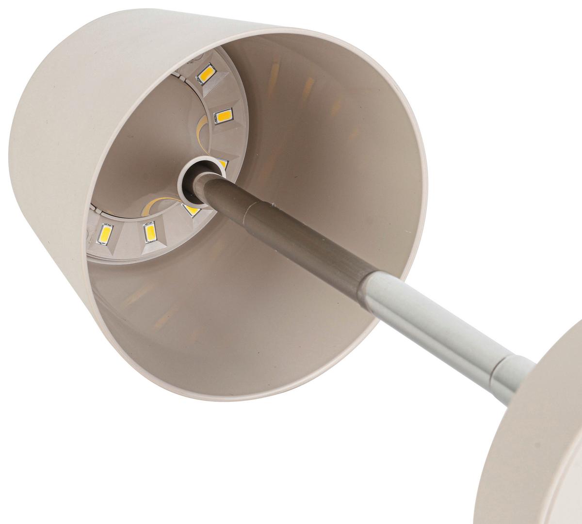 LED-Tischleuchte Klappi max. 1,2 Watt - Sandfarben, MODERN, Kunststoff/Metall (10,5/11-28cm) - Mömax