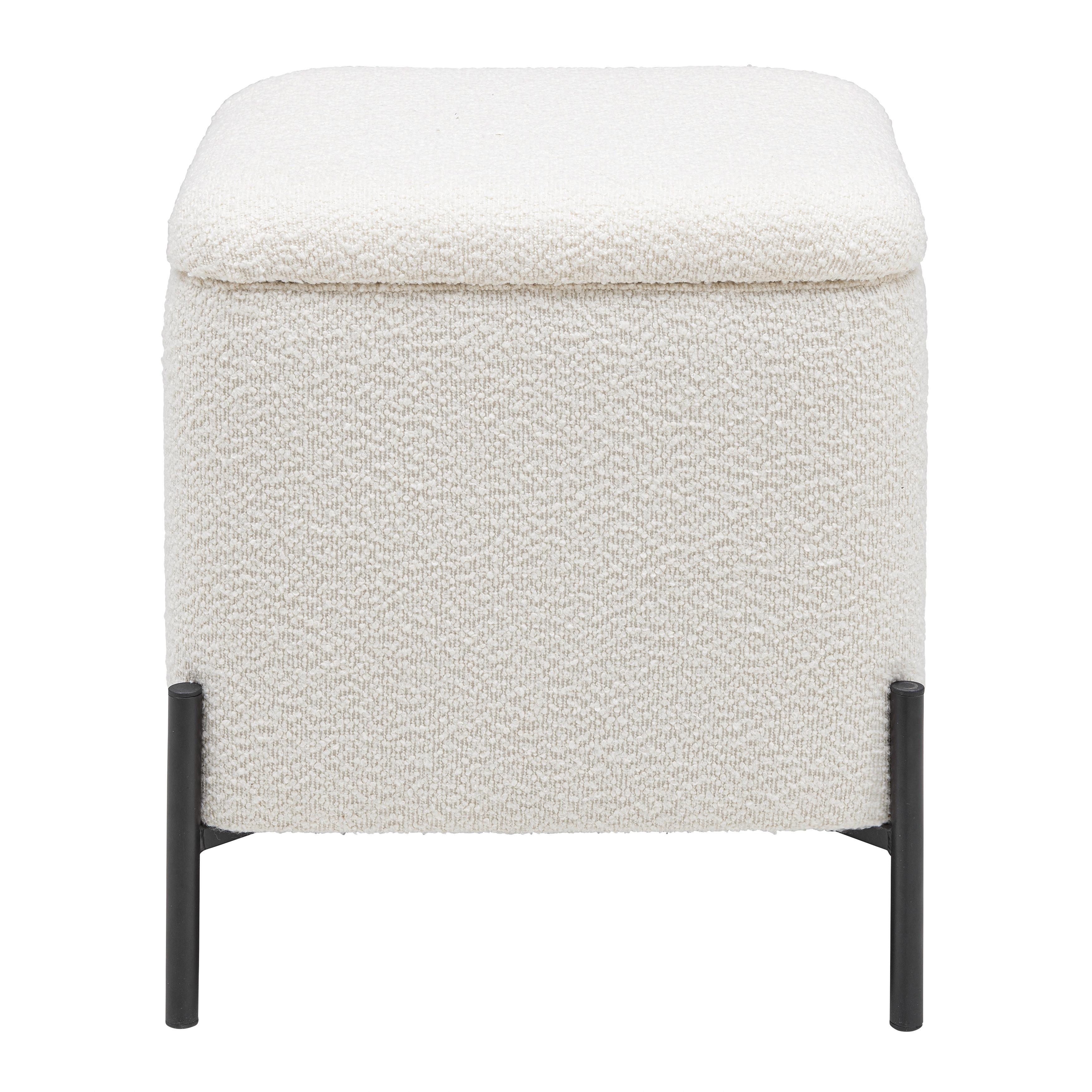 PALL MIXO - vit/svart, Modern, metall/trämaterial (43cm) - Mömax