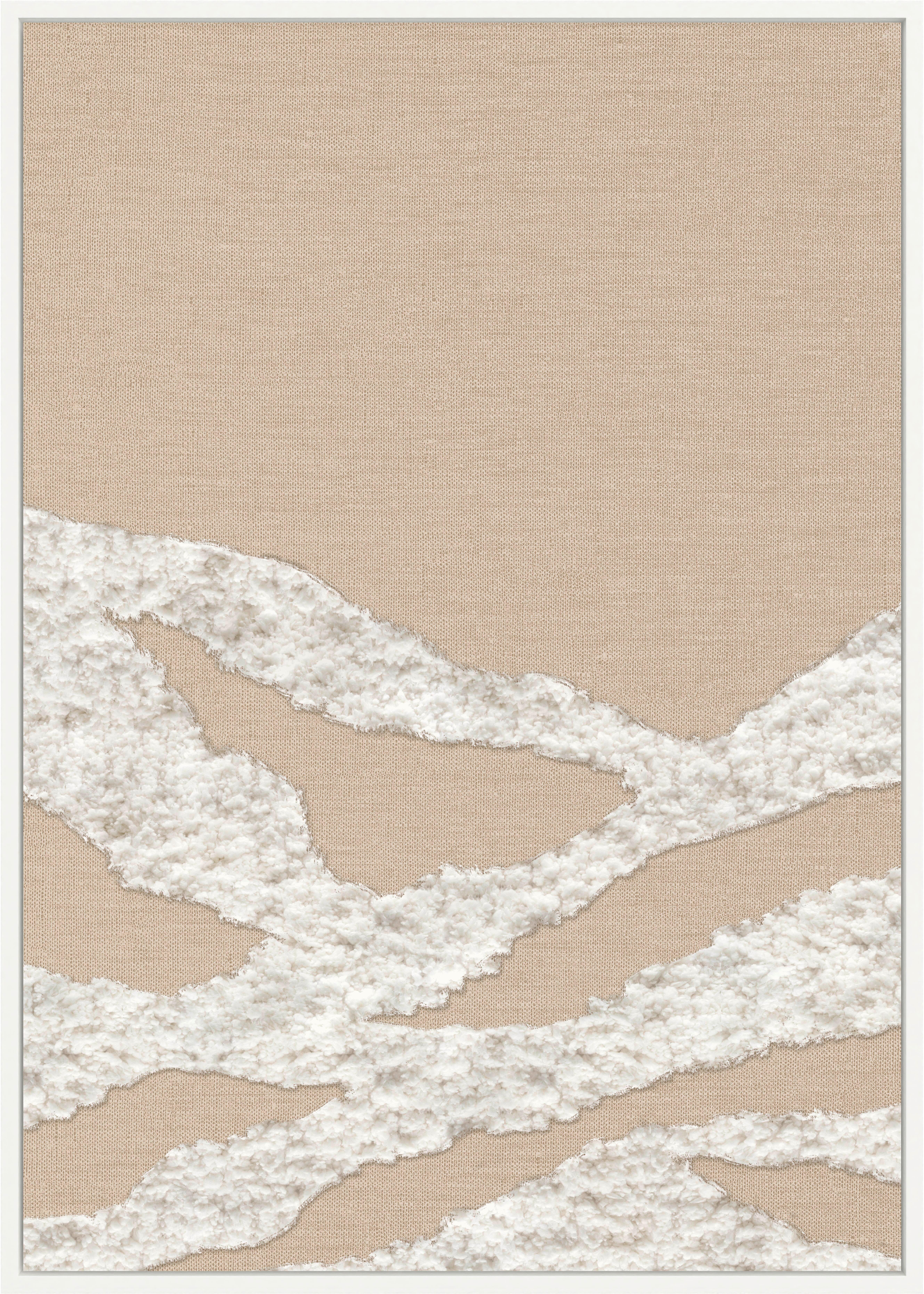 Slika S Okvirom Jeff 50x70cm - bež, Moderno, drvni materijal/tekstil (50/70cm) - Mömax