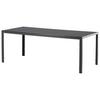 GARTENTISCH BREAK - Schwarz, KONVENTIONELL, Metall (205/90/73,5cm) - Gardenson