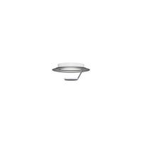 KINKIET LED 51-828-168 LED WL/DL FLAT - srebrny/szary, Design, metal (29/11,8cm) - Grossmann