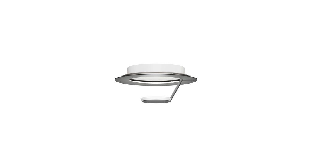 KINKIET LED 51-828-168 LED WL/DL FLAT - srebrny/szary, Design, metal (29/11,8cm) - Grossmann
