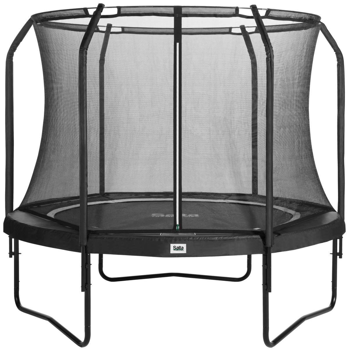 TRAMPOLIN Salta Premium Black Ø 305cm - KONVENTIONELL, Kunststoff/Metall (305cm) - Salta