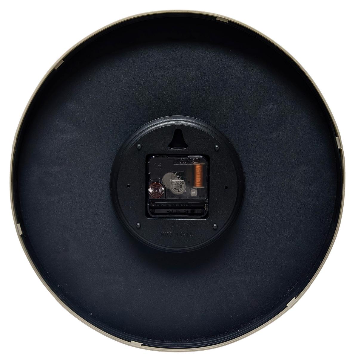 Zidni Sat 30cm Lowe - siva, Moderno, staklo/metal (30/4cm) - Mömax