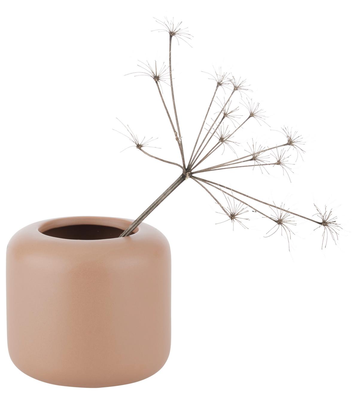 Vase Amada I In Dunkelbraun - Dunkelbraun, Basics, Keramik (11/10cm) - Modern Living