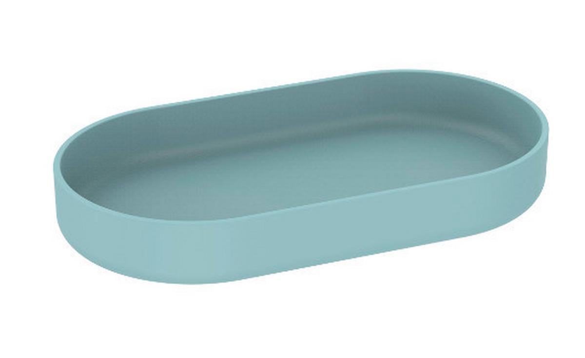 Tablett Naime in Mintgrün - Mintgrün, MODERN, Kunststoff (17,7/2,3/9,6cm) - Premium Living