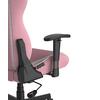 GAMINGSTOL PRINCE - vit/pink, Modern, textil/plast (67/126/67cm) - Dxracer