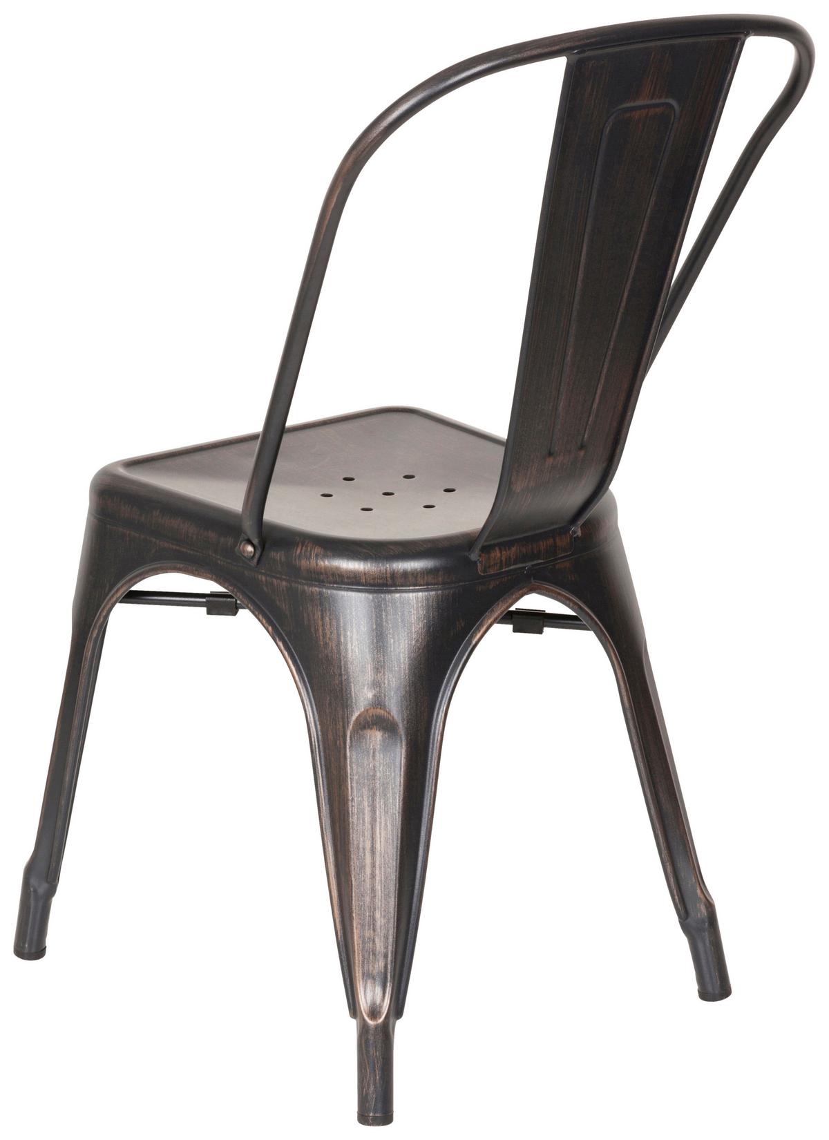 Stol Vantaggio Comfort, Črna, Zlata - zlate barve/črna, Basics, kovina (44/84/54cm) - MID.YOU