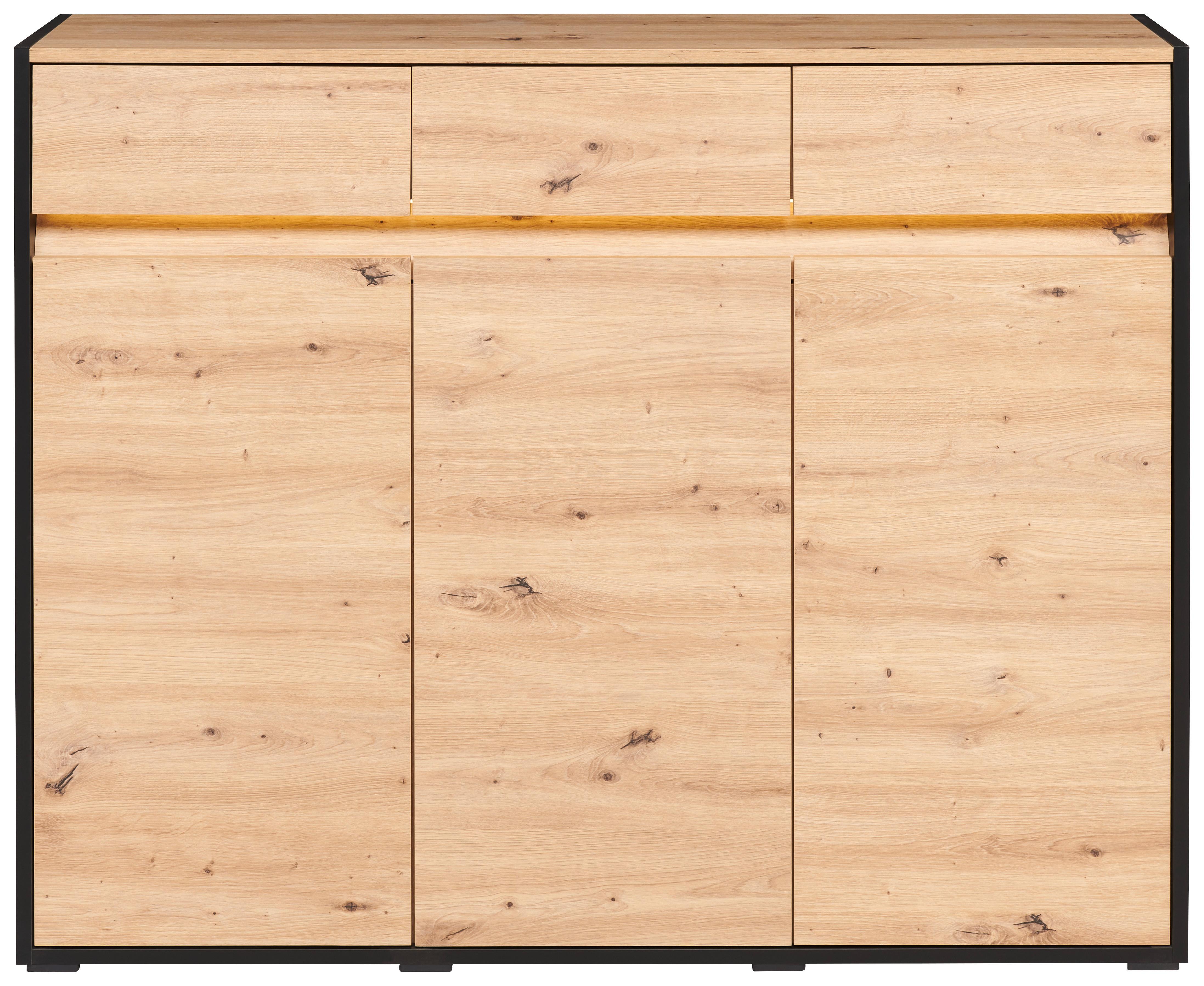 Komoda Welcome - Moderno, drvni materijal/plastika (130,5/109/38cm) - Modern Living