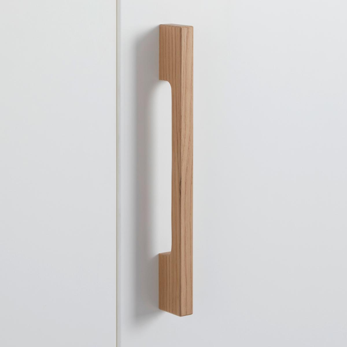 Kleiderschrank Luna White Weiss/Eiche ca. 131x194x55cm - Weiss/Eiche Artisan, Konventionell, Holz/Holzwerkstoff (131/194/55cm) - Roba