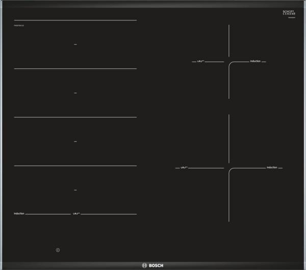 Indukcijska Ploča Pxe675dc1e - Design, staklo (60,6/5,1/52,7cm) - Bosch
