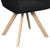 STOL MED ARMSTÖD MAIRO - bokfärgad/svart, Modern, trä/textil (61,5/86/58,5cm) - Bessagi Home