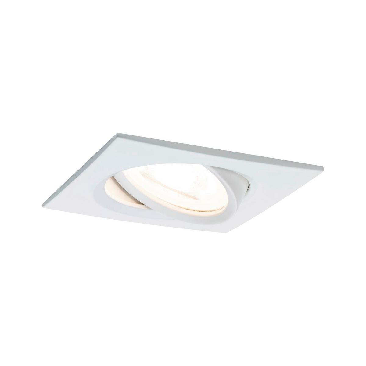 Deckenleuchte Nova in Weiß max. 6,5 Watt - Weiß, Basics, Metall (8,4cm) - Paulmann