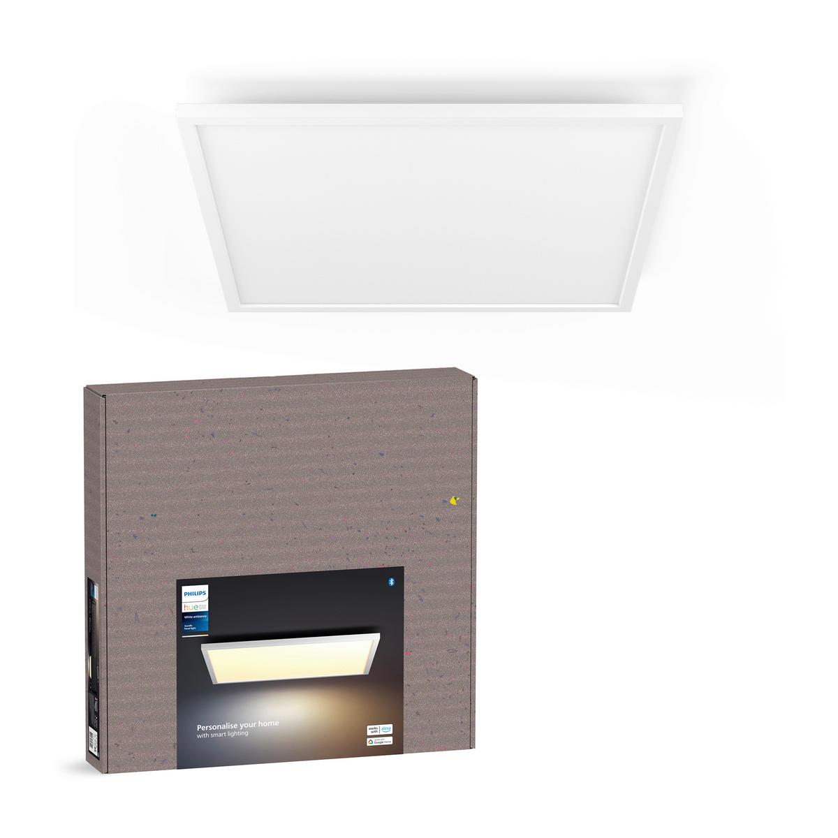 LAMPA SUFITOWA LED 32899000 AURELLE HUE SQ L - biały, Basics, metal (60/60/4,6cm) - Philips HUE