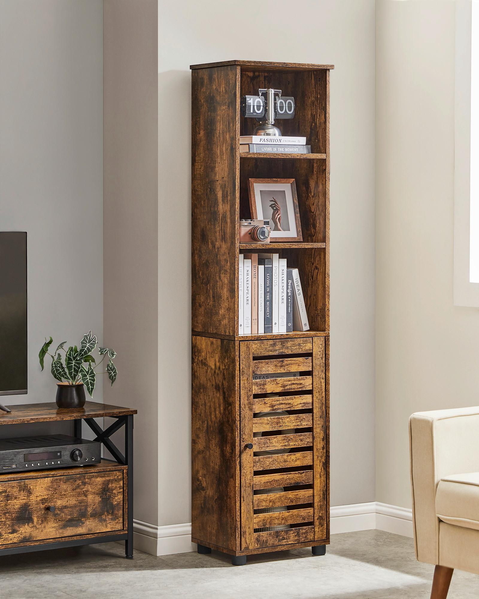 HOCHSCHRANK BBK160X01V2 - Schwarz/Braun, Trend, Holzwerkstoff/Kunststoff (40/167/30cm) - MID.YOU