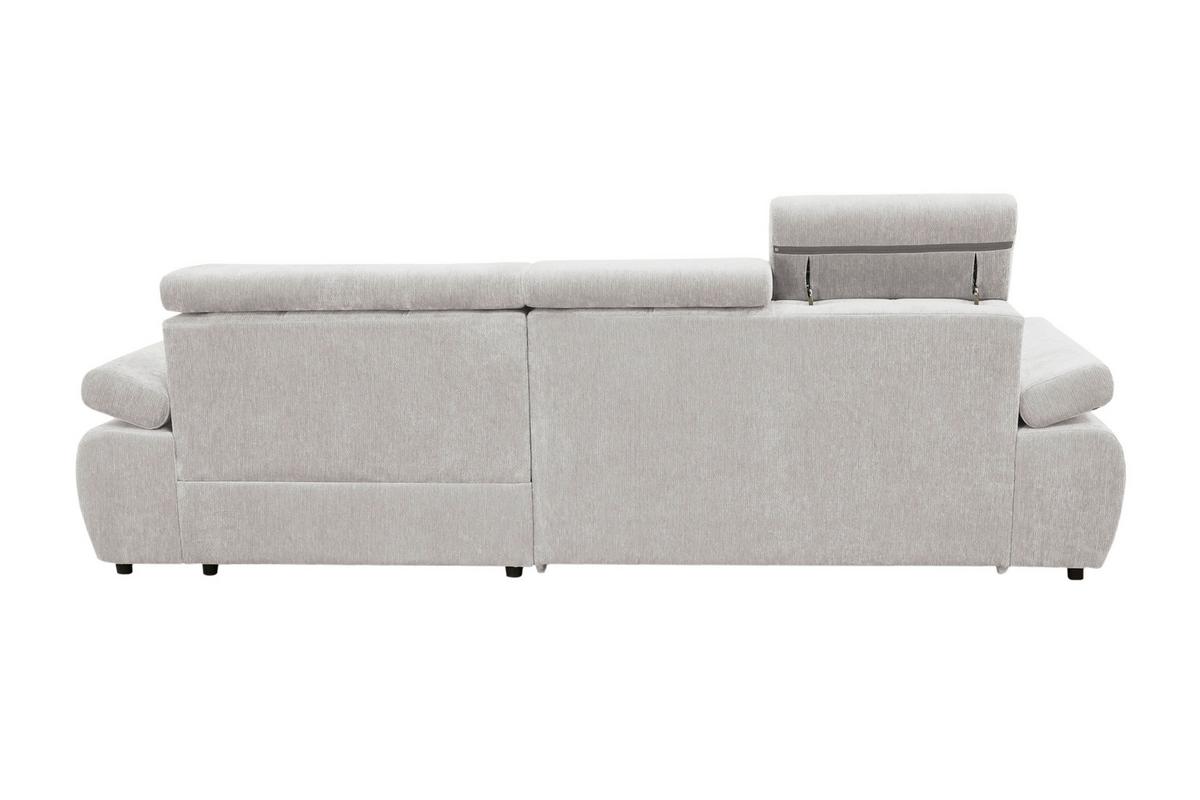 Coltar VEGAS - gri deschis, Design, lemn/textil (294/173cm) - Modern Living