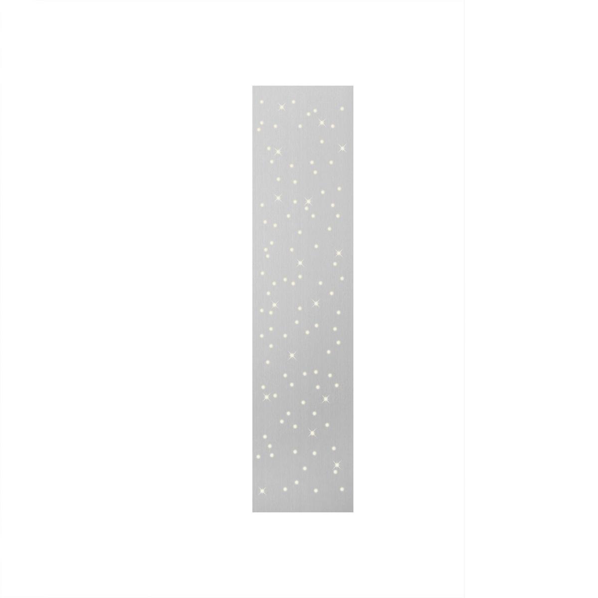 Deckenleuchte Sparkle max. 19 Watt - Silberfarben, Design, Metall (100/25/4cm)
