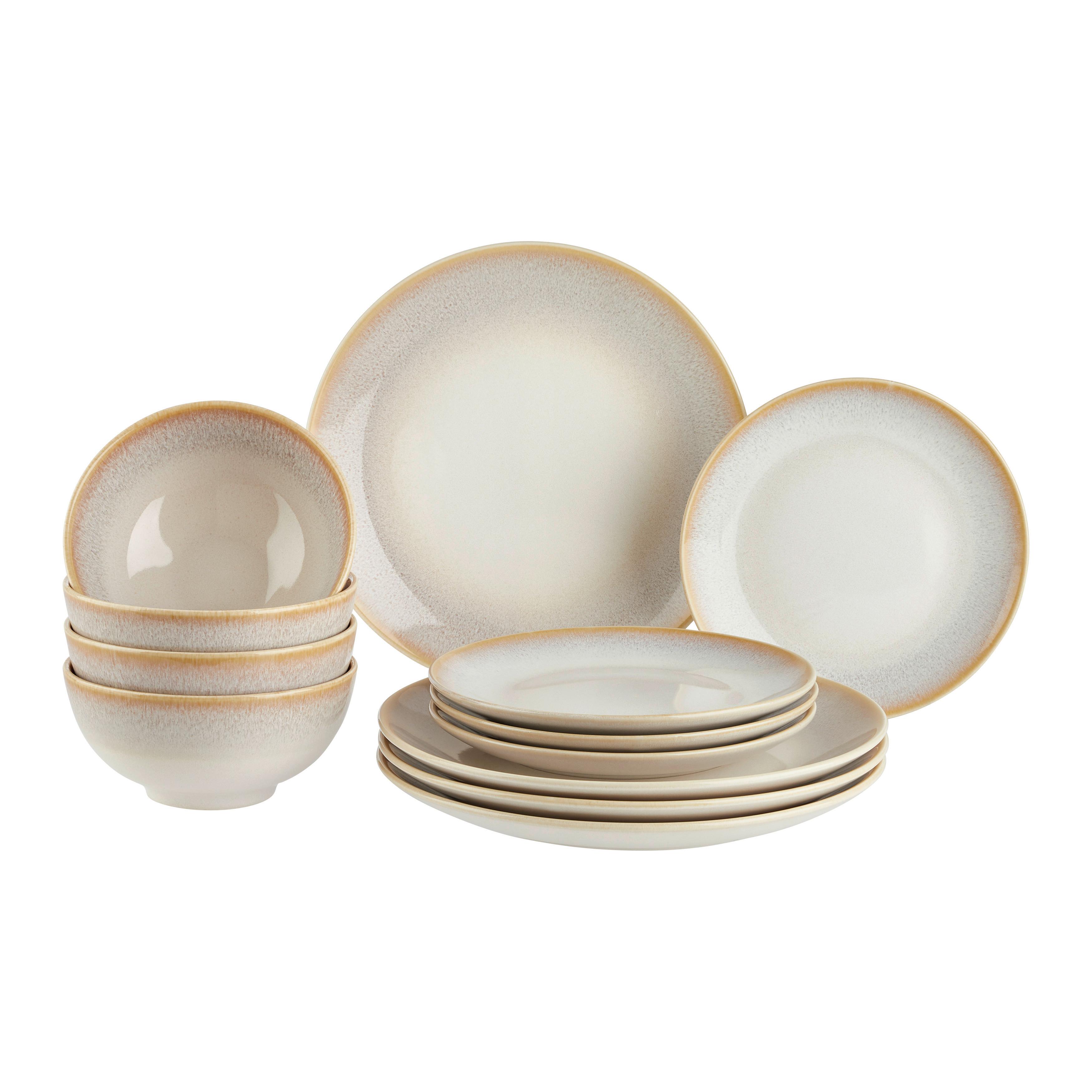 Serviciu de masă 12/1 Venus - crem, Modern, ceramică - Mömax