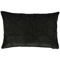 Kissenhüllen Rania Schwarz ca. 40x60cm - Schwarz, Textil (40/60cm)