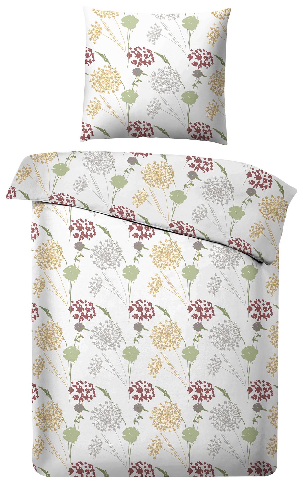 Bettwäsche Bio-Eva in Gelb ca. 135x200cm - Gelb, MODERN, Textil (135/200cm) - ecoTree