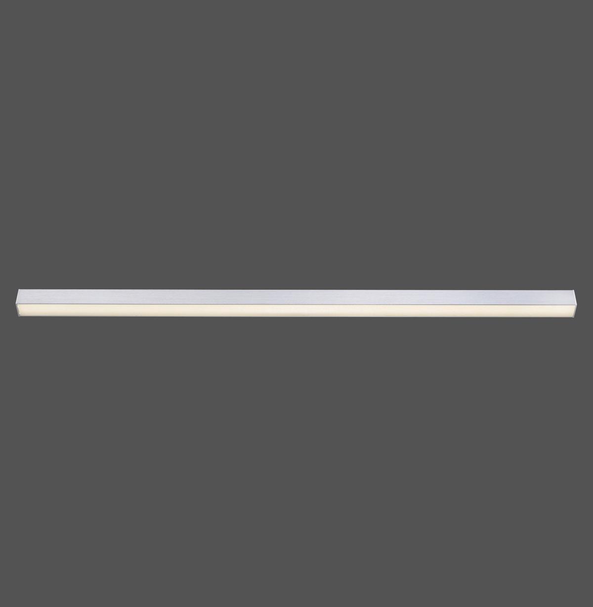 LAMPA SUFITOWA LED 6021-95 PURE-LINES - kolor aluminiowy, Design, tworzywo sztuczne/metal (110/3,8/3,9cm) - Neuhaus PURE