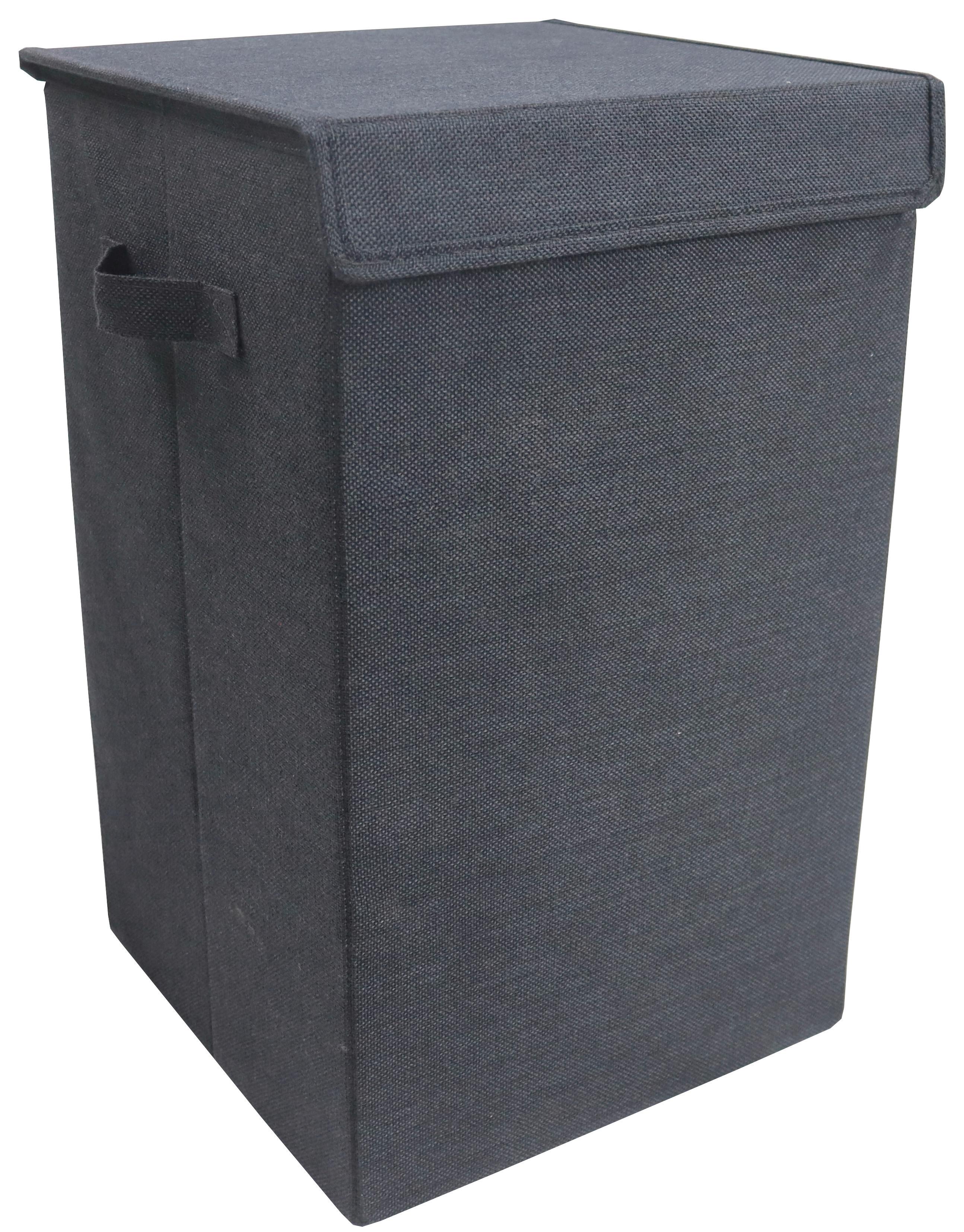 Košara Za Perilo Dreso M, Siva - antracit, Moderno, tekstil (30/50/30cm) - MID.YOU