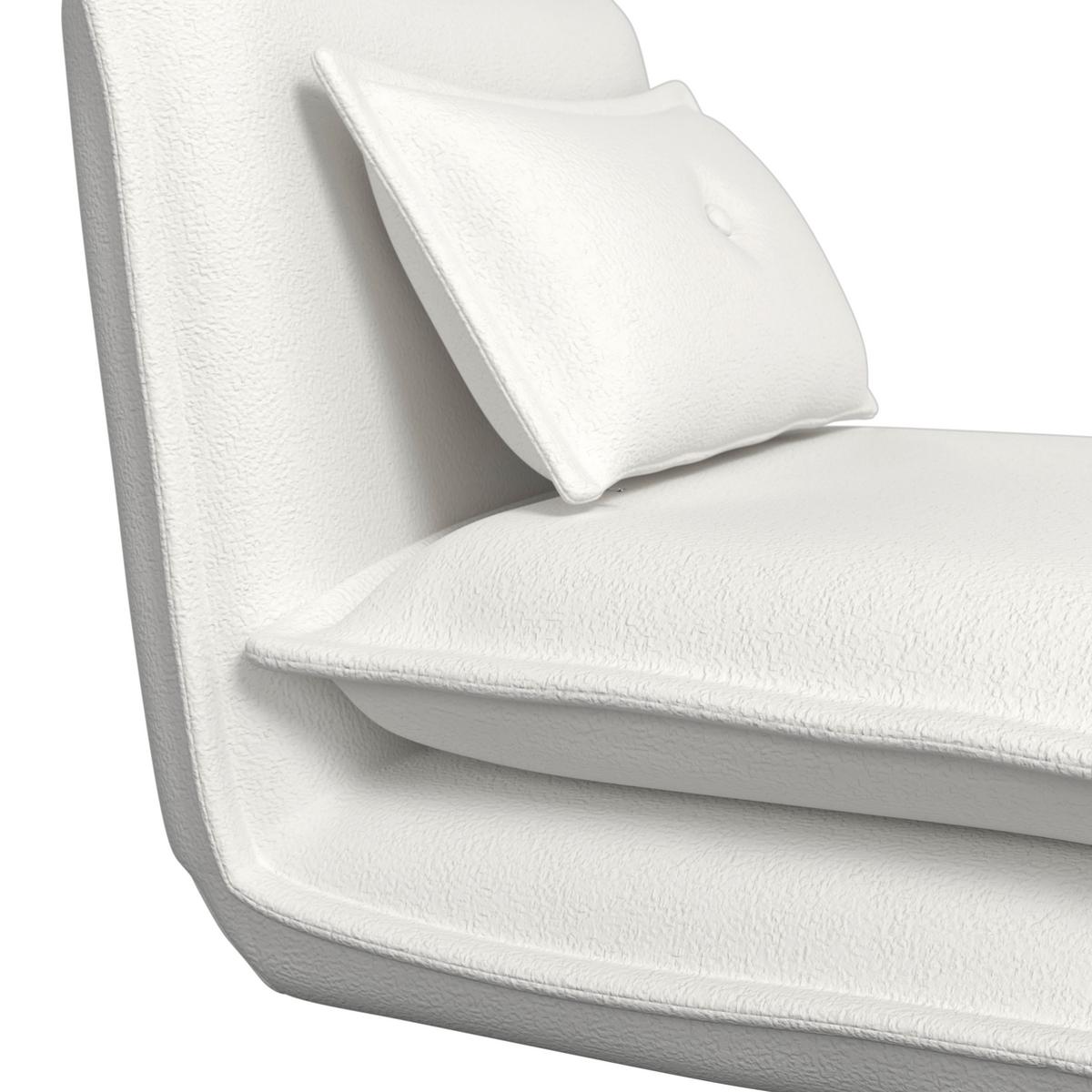 Fotelj S Funkcijo Ležišča Tamara, Bela - bela, Moderno, kovina/tekstil (82/31/69cm) - Bessagi Home