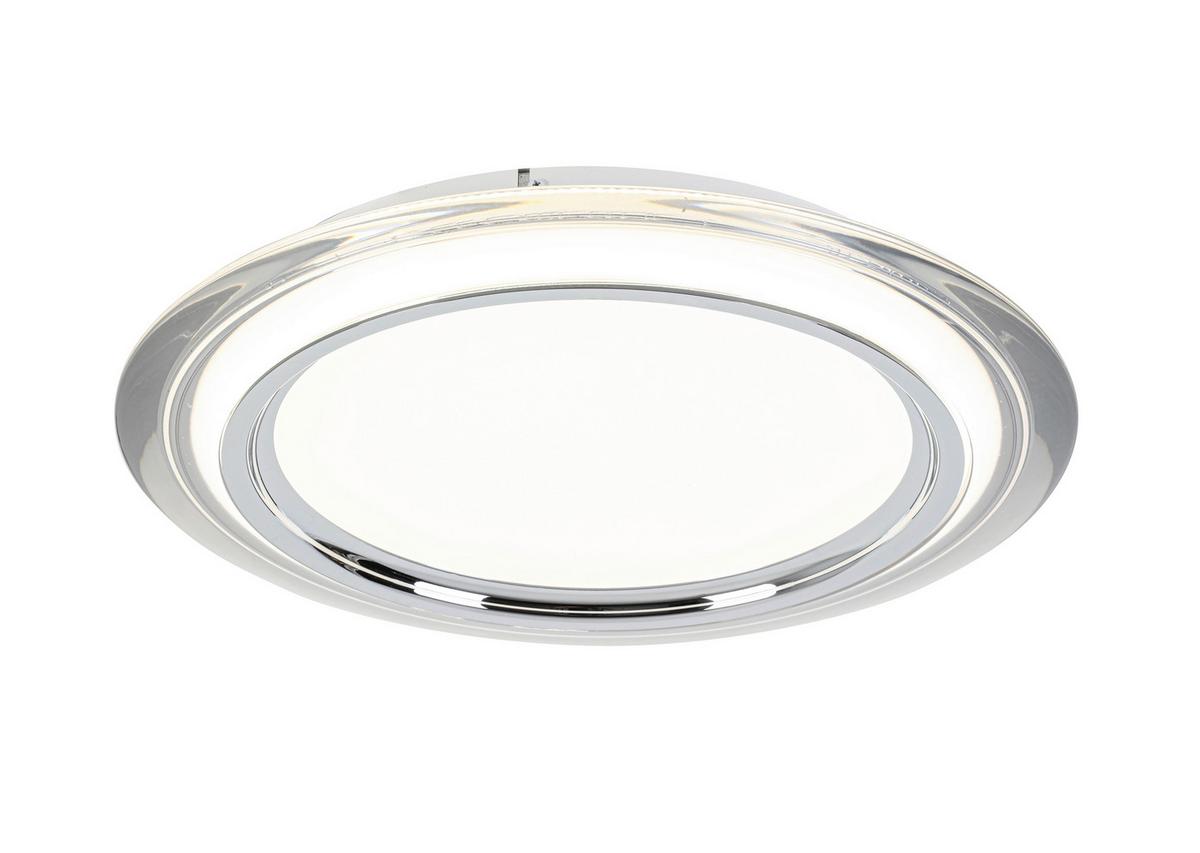 LAMPA SUFITOWA LED MACON *SBN* - biały/przezroczysty, Design, tworzywo sztuczne/metal (45/6cm) - Novel