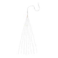 Lichterkette Silver Silberfarben - Silberfarben, KONVENTIONELL, Metall (45cm) - Mömax