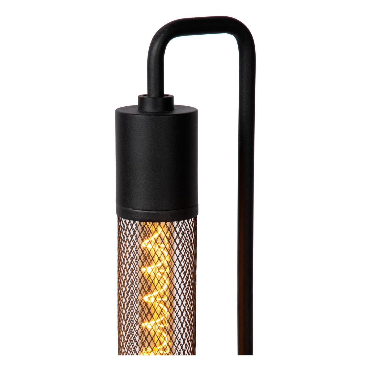 LAMPA STOJĄCA 05733/02/30 CALIXT - czarny, Lifestyle, metal (25/25/130cm) - Lucide