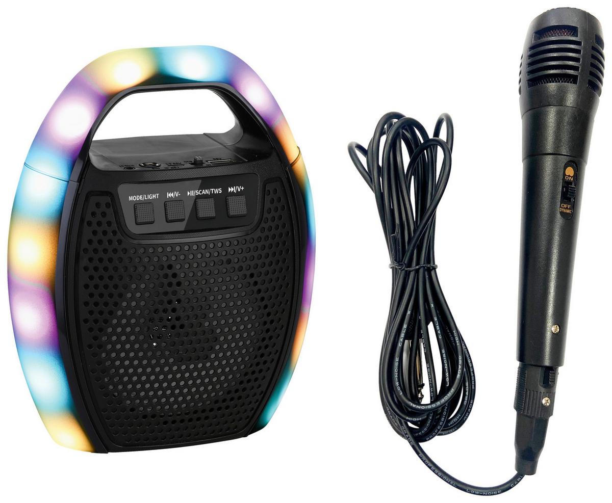 Rádió Levin - fekete/többszínű, Modern, műanyag (16,5/9,5/21cm) - Premium Living