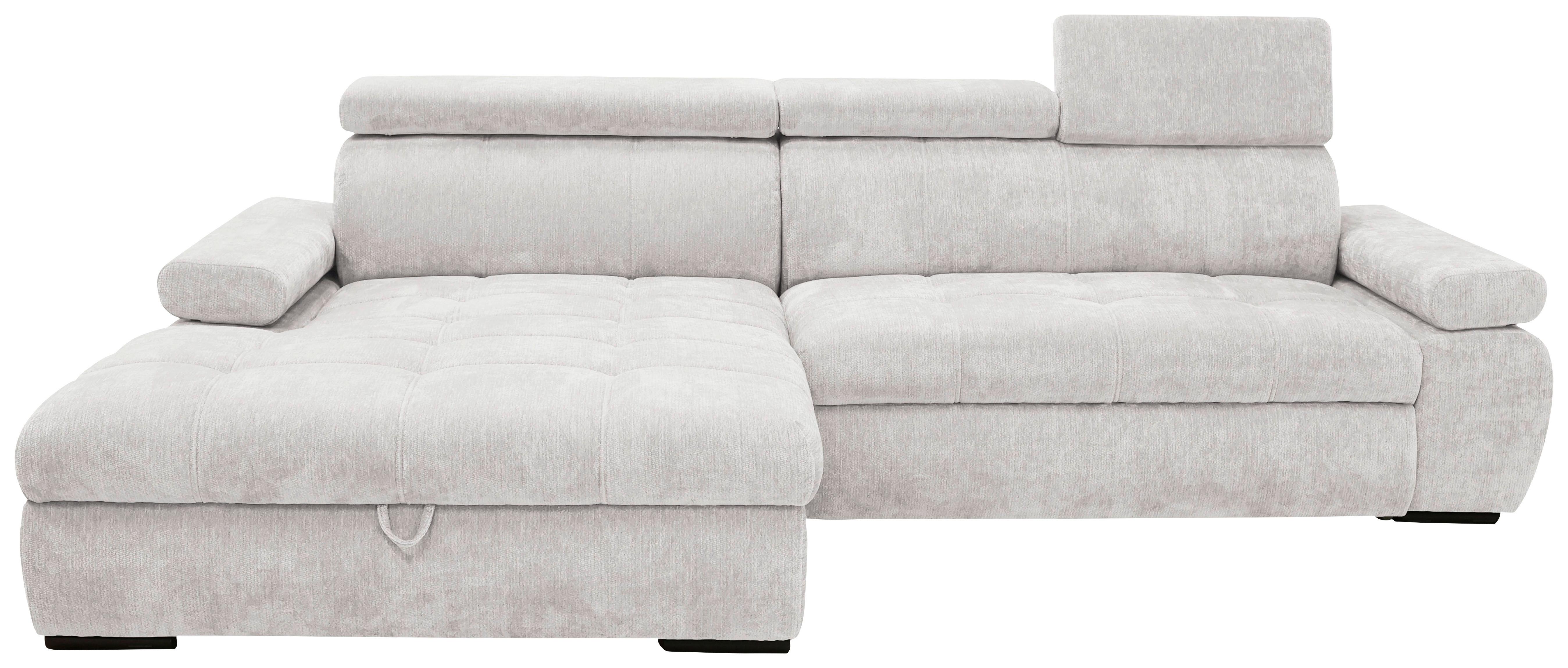 Kutna Garnitura Vegas - svijetlo siva/crna, Design, drvo/tekstil (173/294cm) - Modern Living