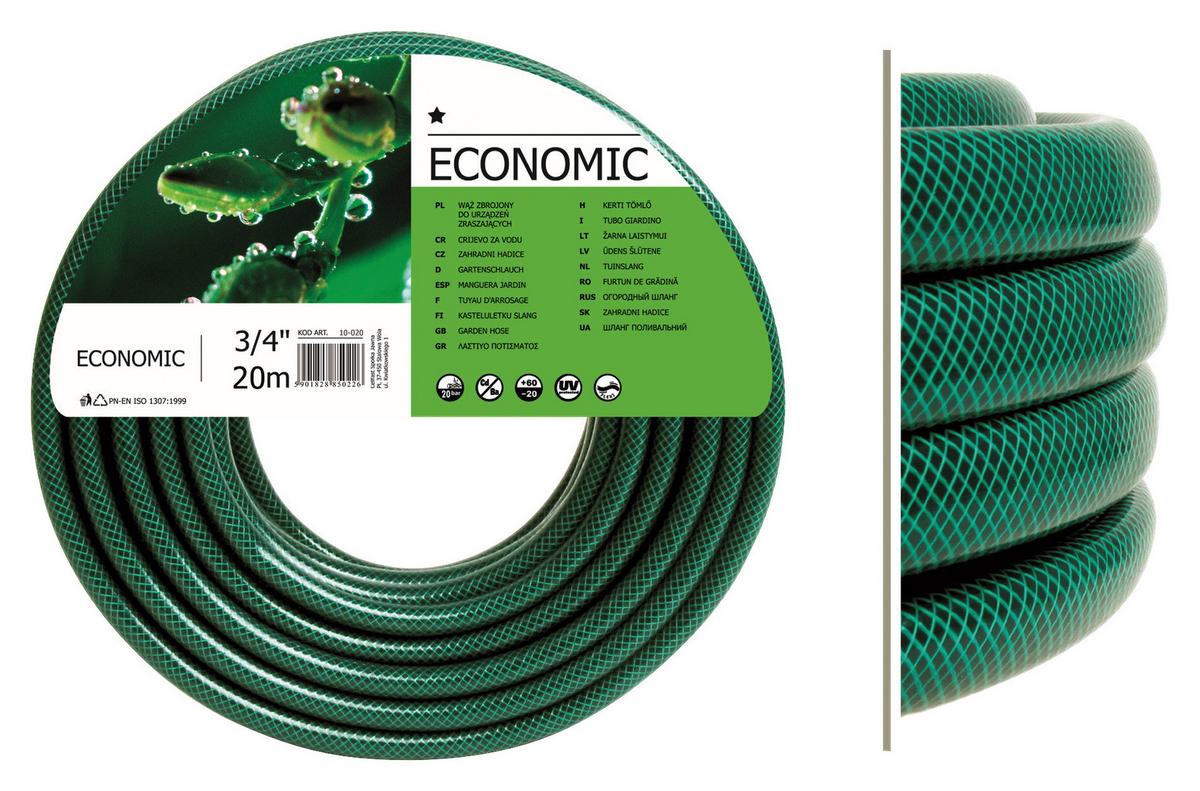 Locsolótömlő Economic - zöld, műanyag (200cm)
