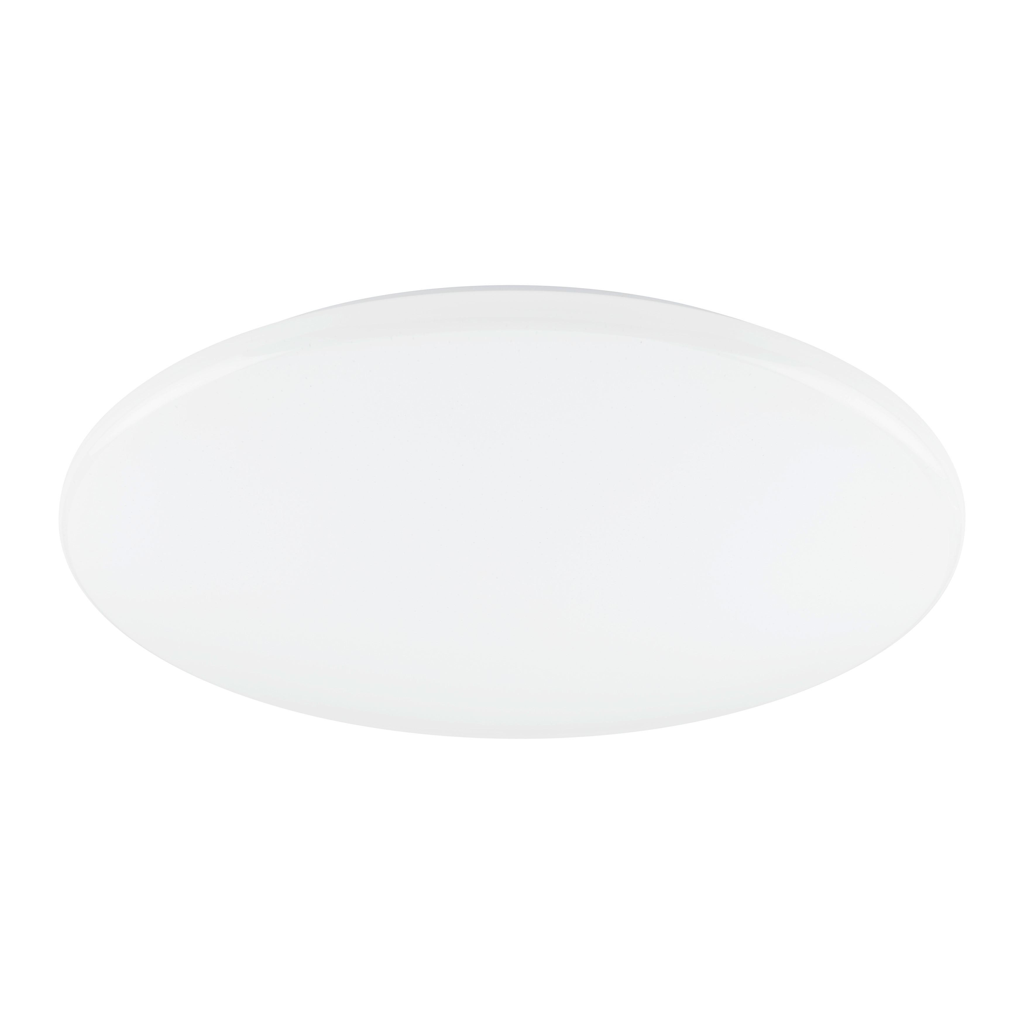 Plafonieră Bezzi - alb, Konventionell, plastic/metal (76/12cm) - Premium Living