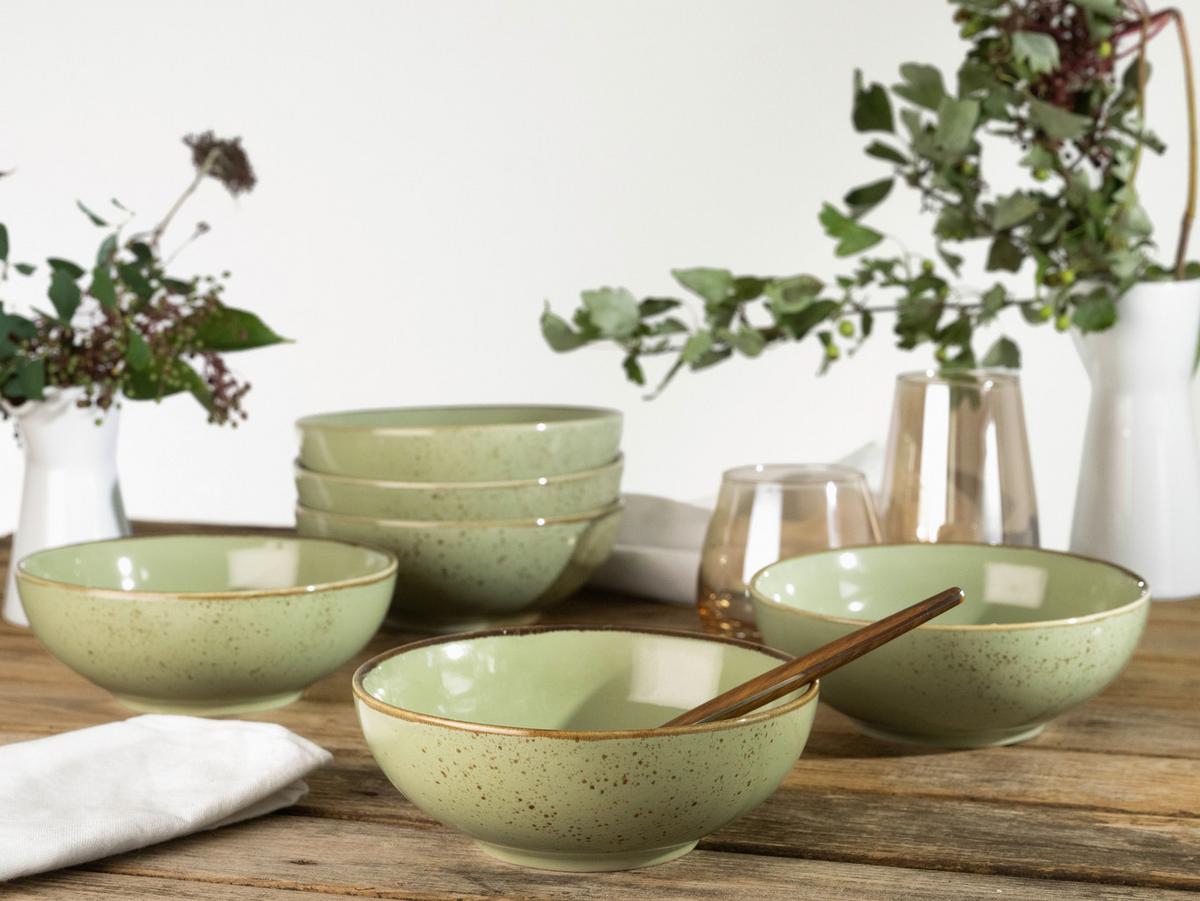 SCHÜSSELSET 22054 NATURE COLLECTION - Grün, Trend, Keramik (16,5cm) - Creatable