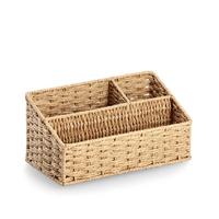 ORGANIZER BIURKOWY 15213 - HOME OFFICE - kolor naturalny, Basics, metal/papier (25,5/14,2/12,2cm) - Zeller Present