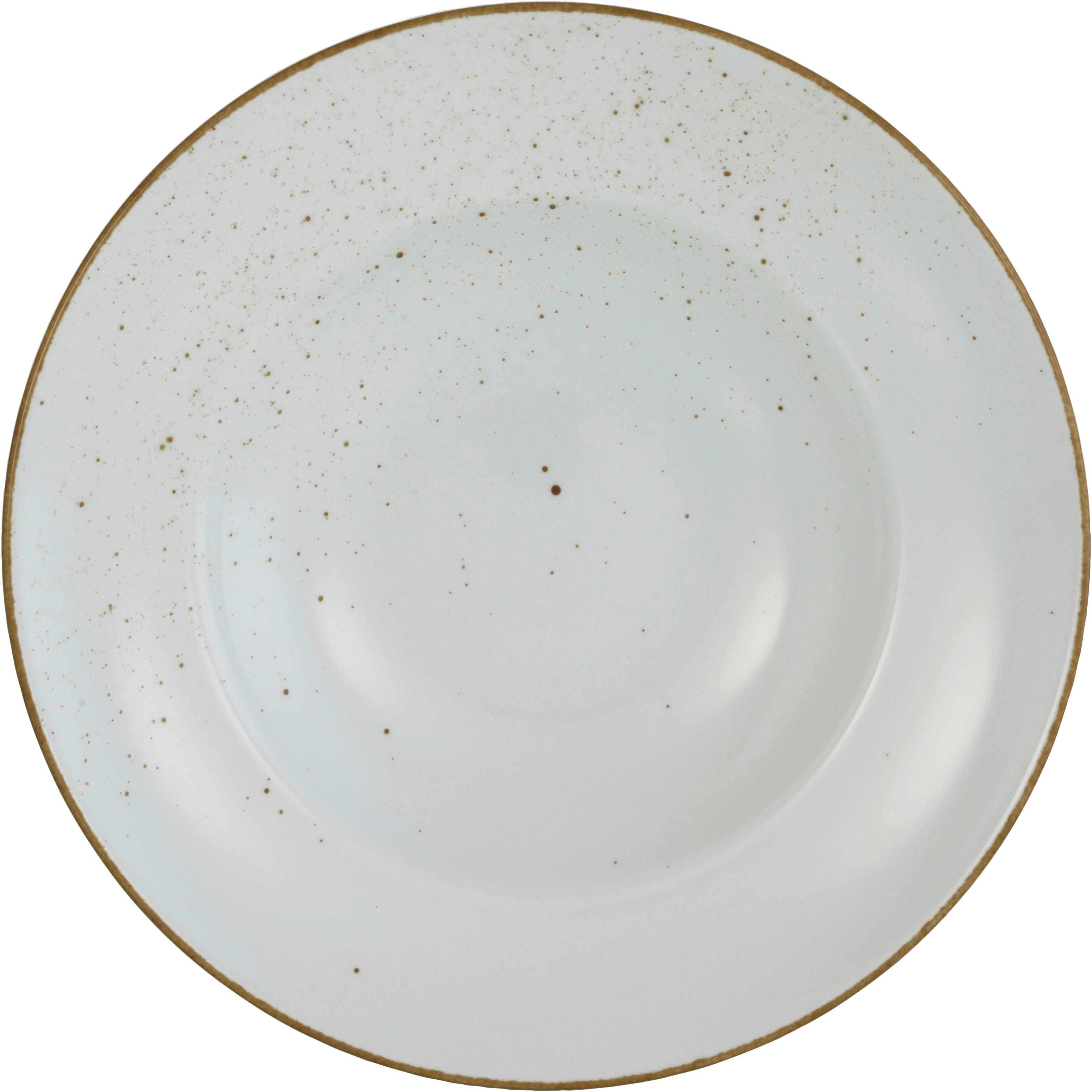 Pastateller Capri aus Porzellan Ø ca. 27cm - Weiß, MODERN, Keramik (27/27/4cm) - Premium Living